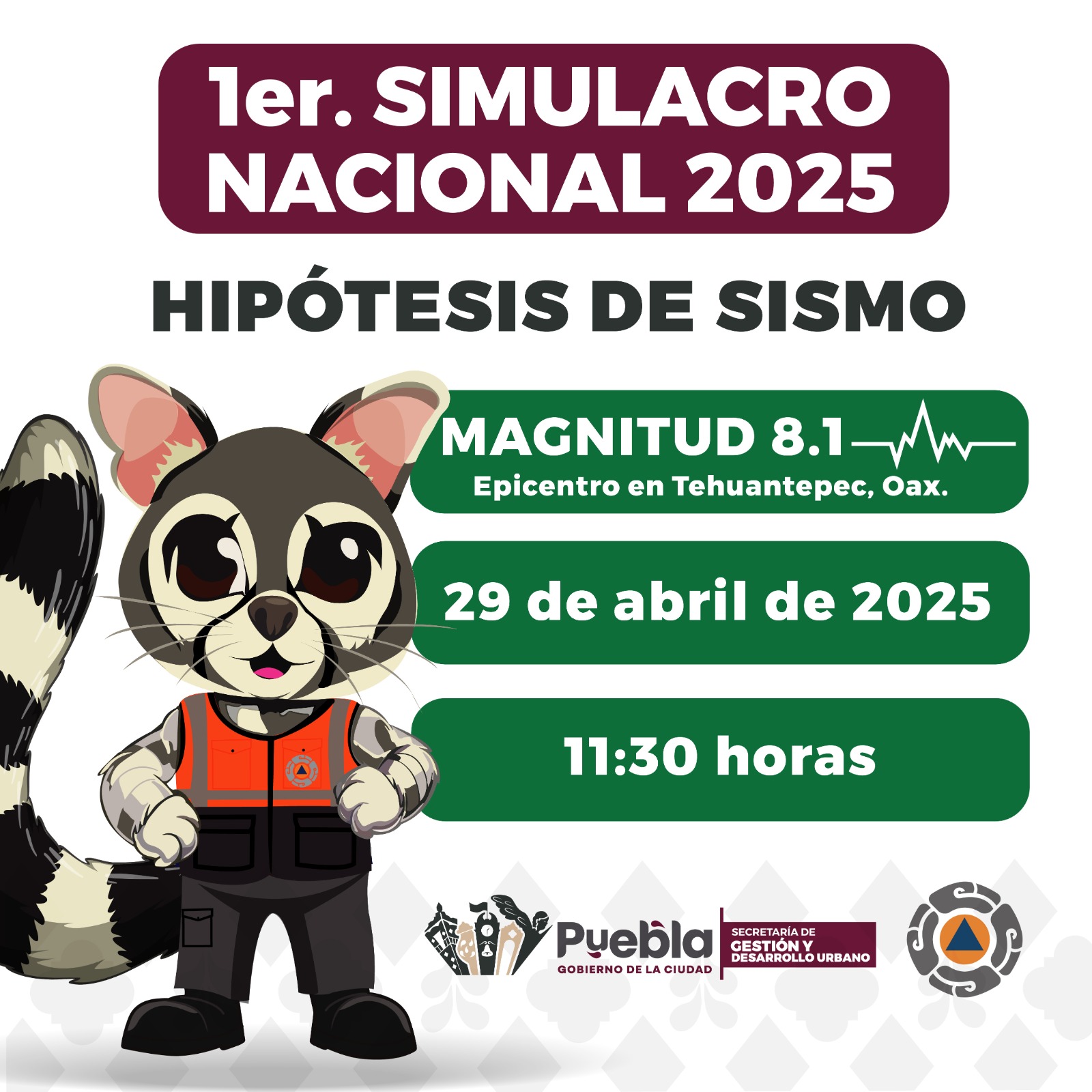 Gobierno de la Ciudad se sumará al 1er. Simulacro Nacional 2025 - El ...